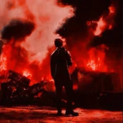 کاور آهنگ let the world burn