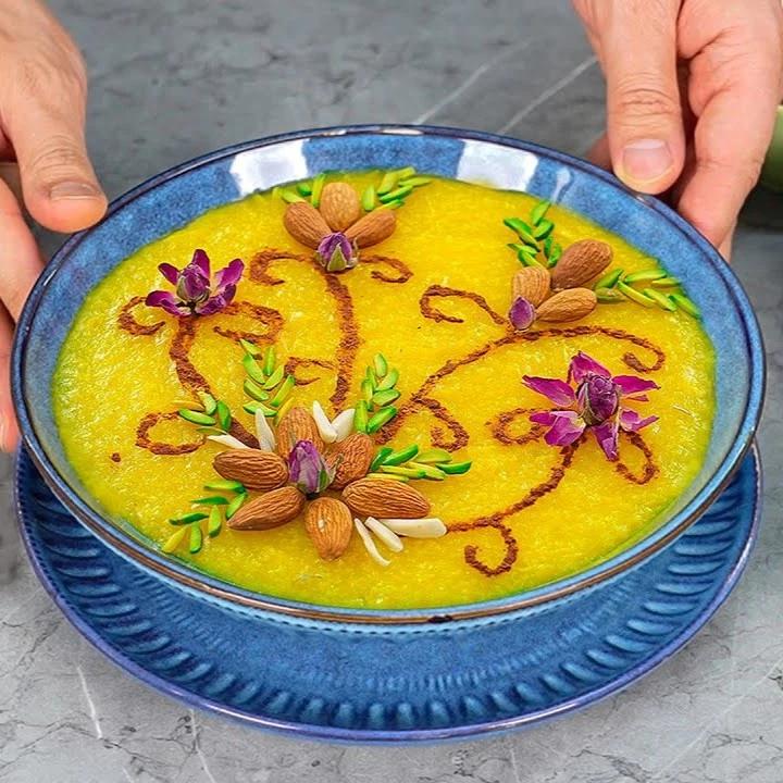طرز تهیه شله زرد خوشمزه و مجلسی نذری + فوت و فن مهم